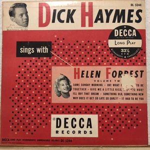 ***Free*** Dick Haymes Sings With Helen Forrest Vinyl Lp